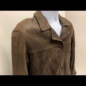 Oakwood Classic Brown Leather Jacket Sz. S